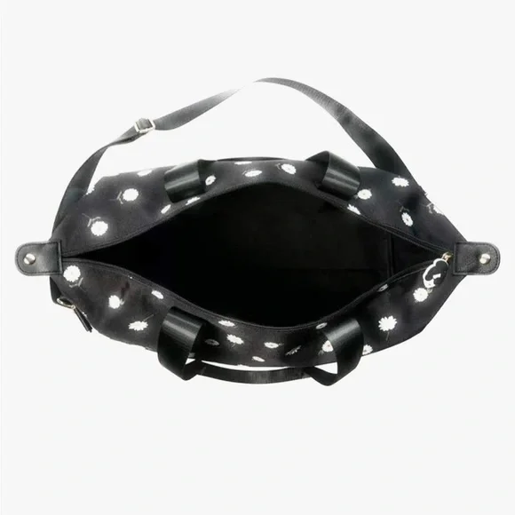 Alice & Olivia black daisy duffel bag - Picture 3 of 10